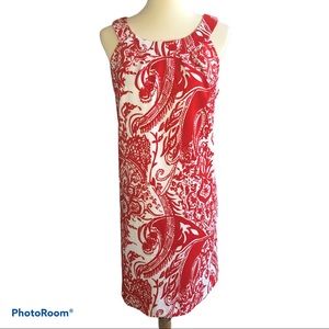 Perceptions Paisley Floral Sheath Dress size 16
